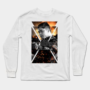 Ang Probinsyano Action Shot Coco Martin Long Sleeve T-Shirt